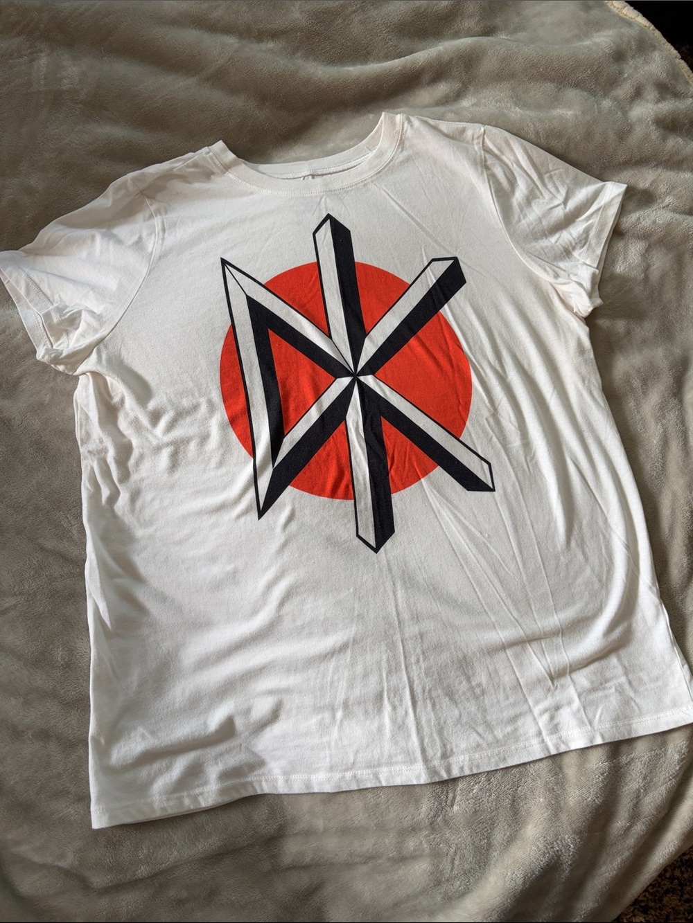 Women White Short-Sleeve Dead Kennedys Graphic Tee